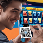 Ilustrasi pemindaian QRIS untuk deposit situs slot